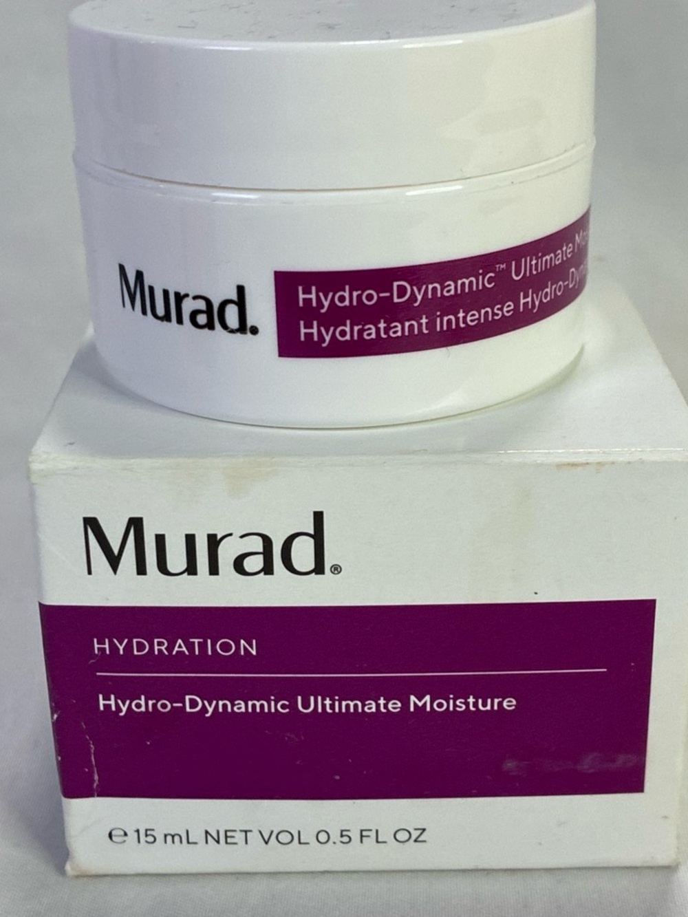 Murad Hydro-Dynamic Ultimate Moisture Cream — White & Purple Accents